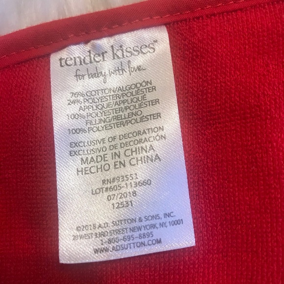 Tender Kisses Santa Bib for Baby - Picture 3 of 3